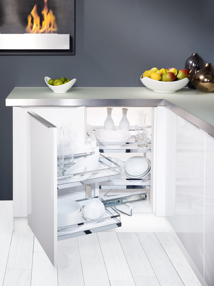 Kessebohmer under counter storage for the Mornington