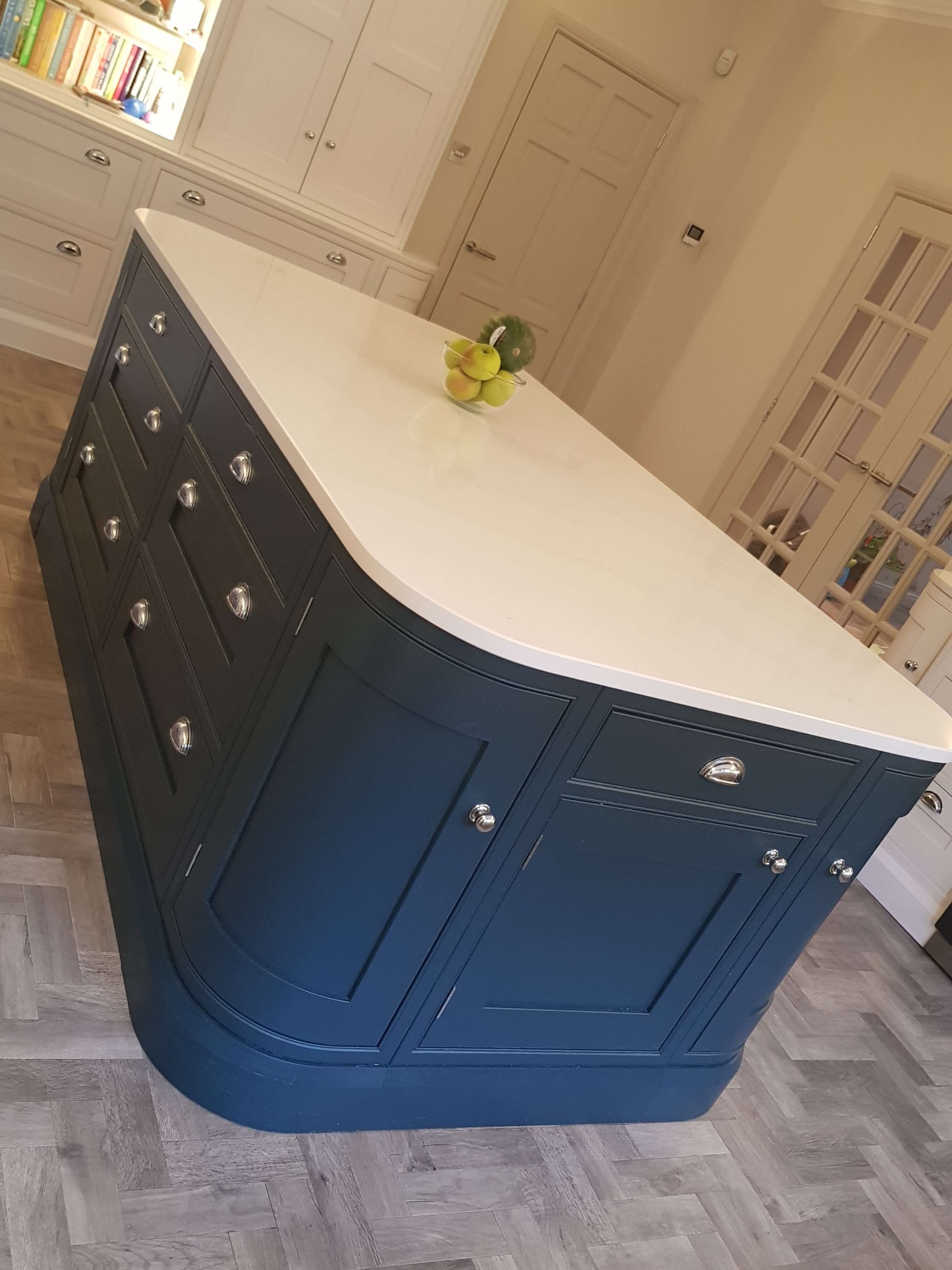 Bespoke Inframe Kitchen Island Detail