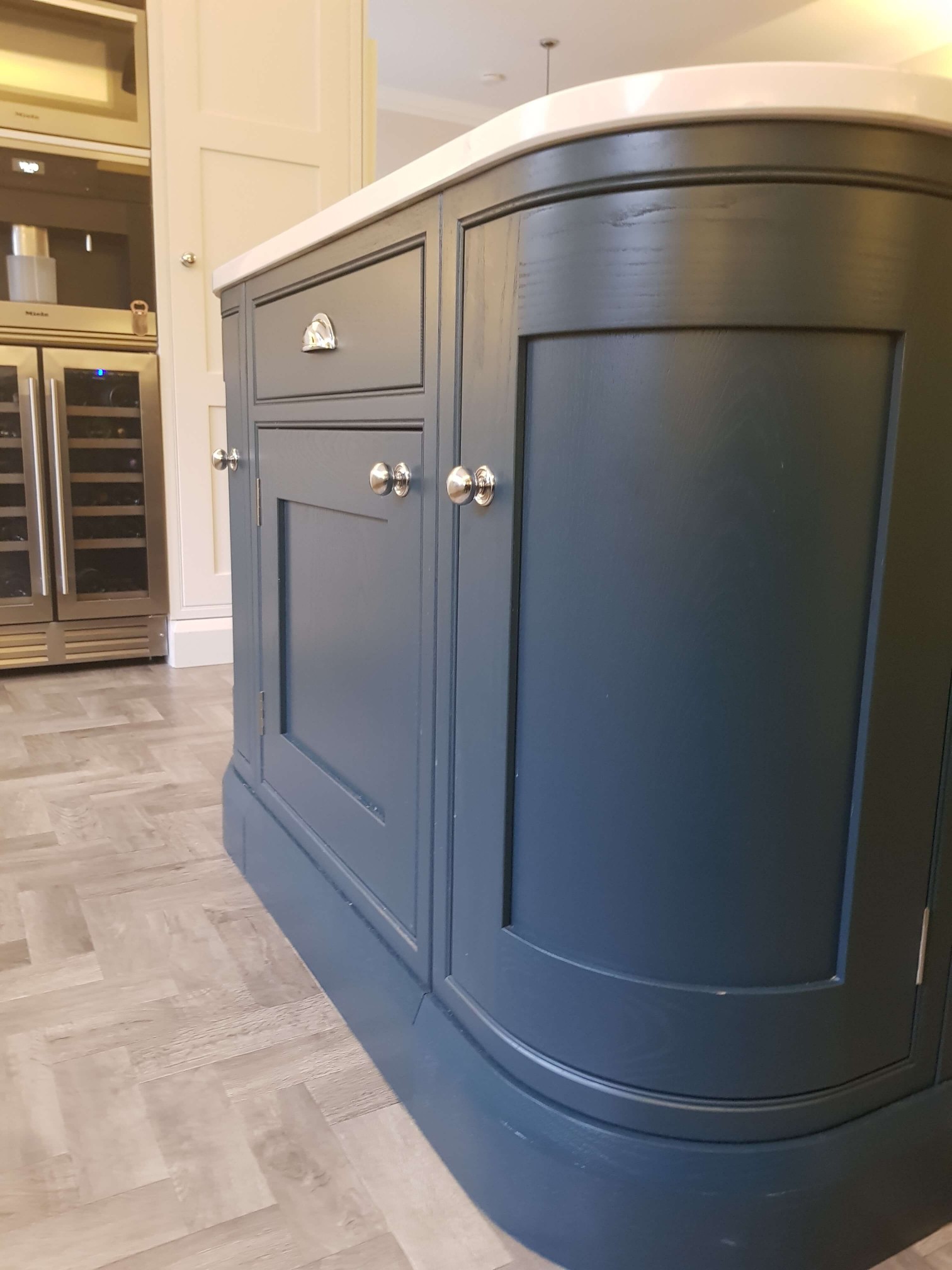 Bespoke Inframe Kitchen Corner Island