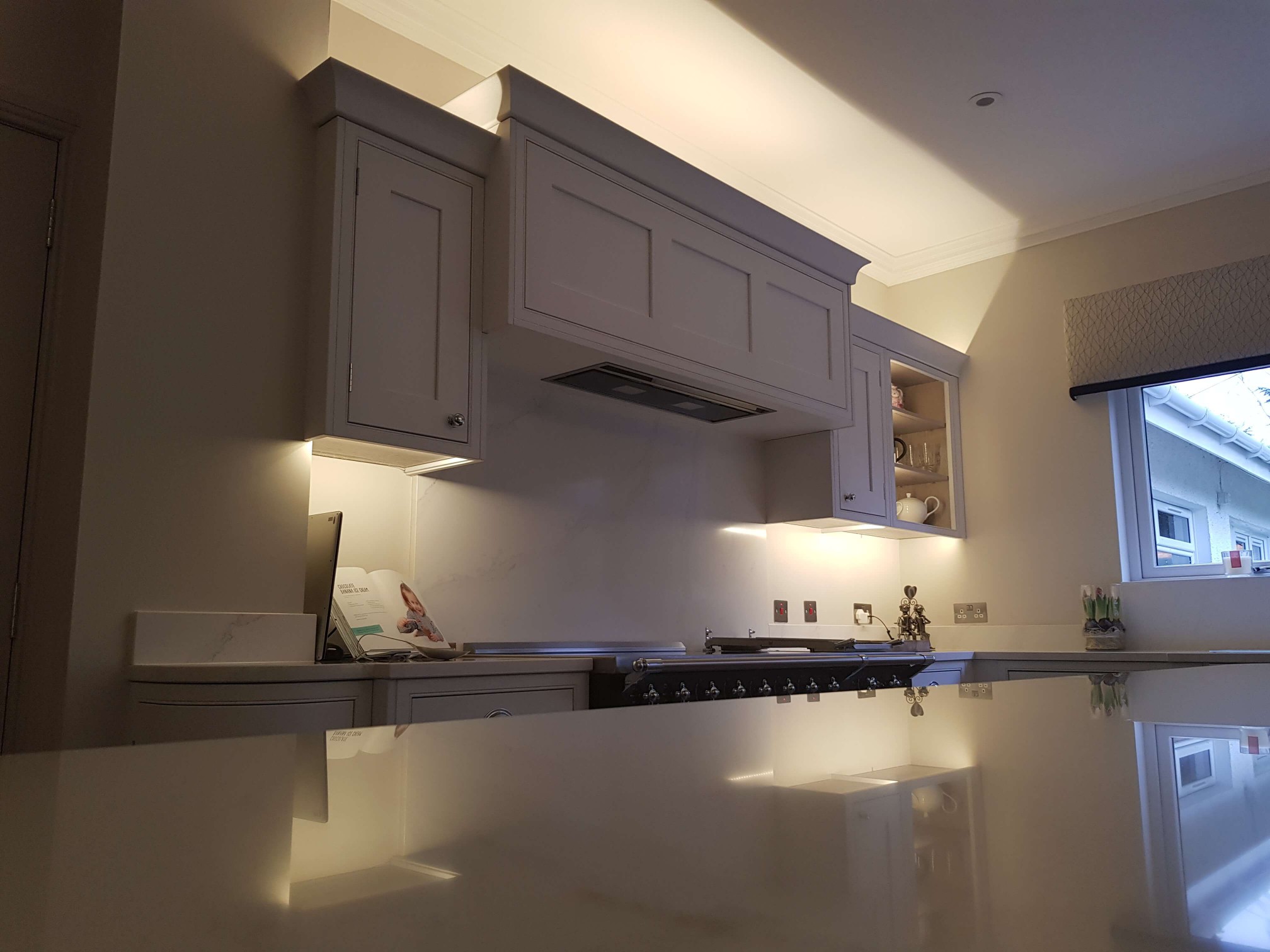 Bespoke Inframe Kitchen Calacatta woksurface